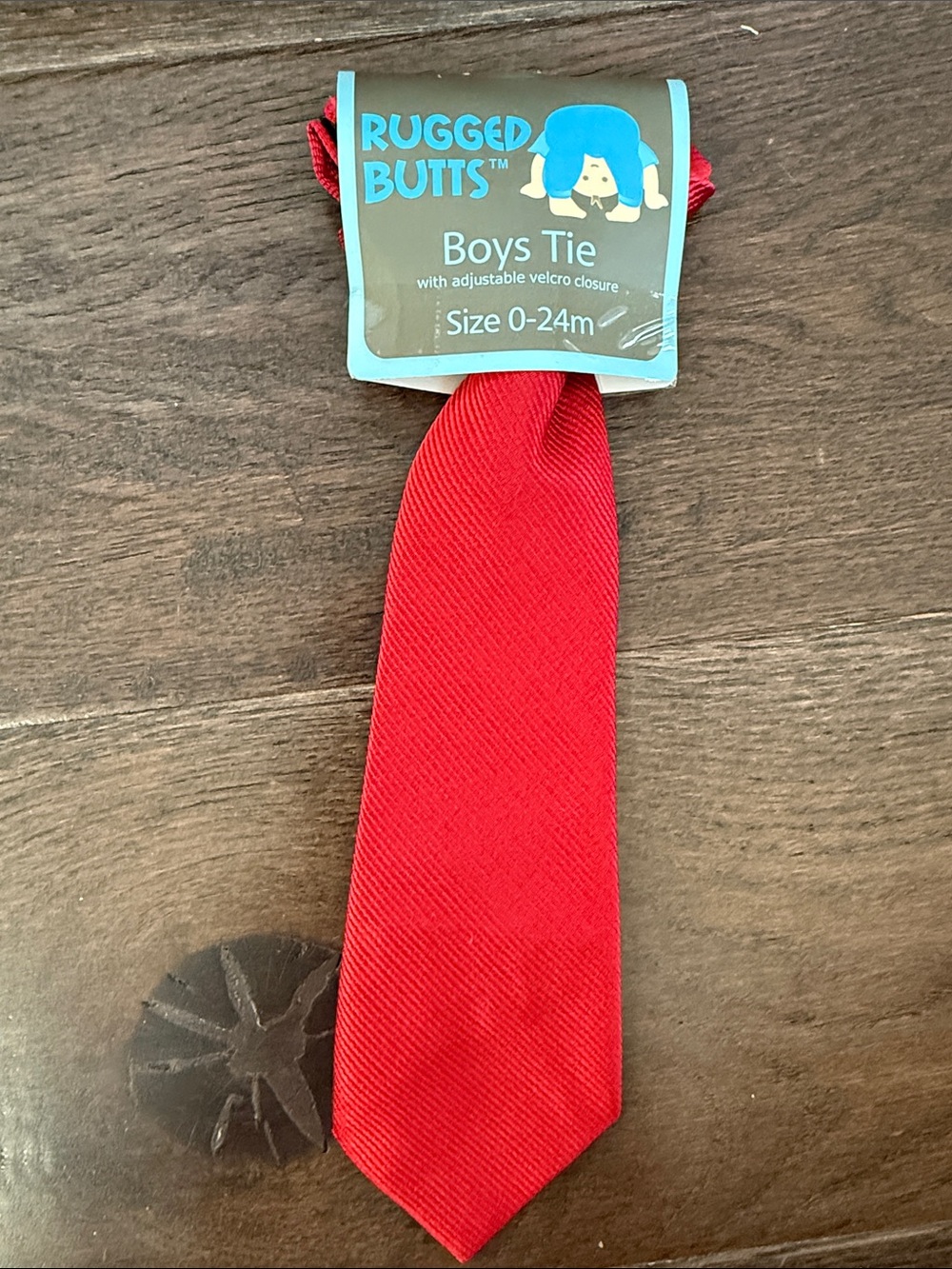 Rugged Butts Red Boys Tie